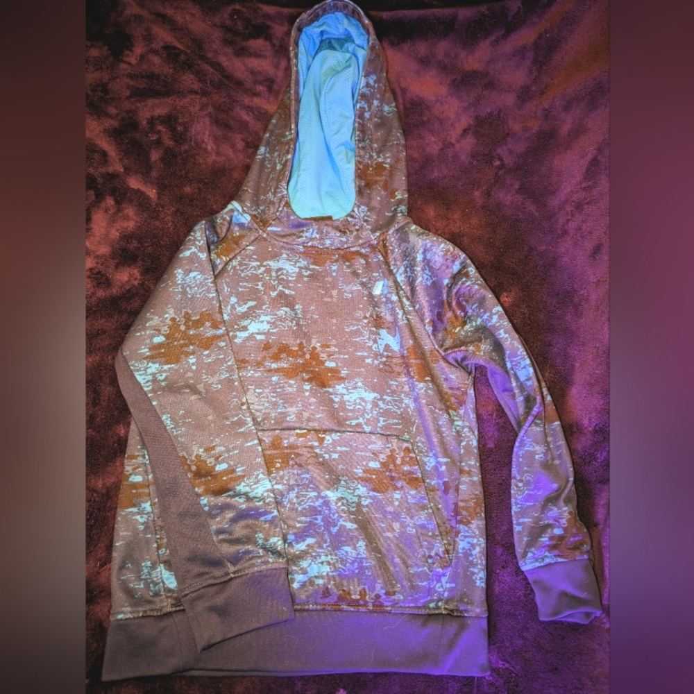 Camo Blue Russell Boys Hoodie